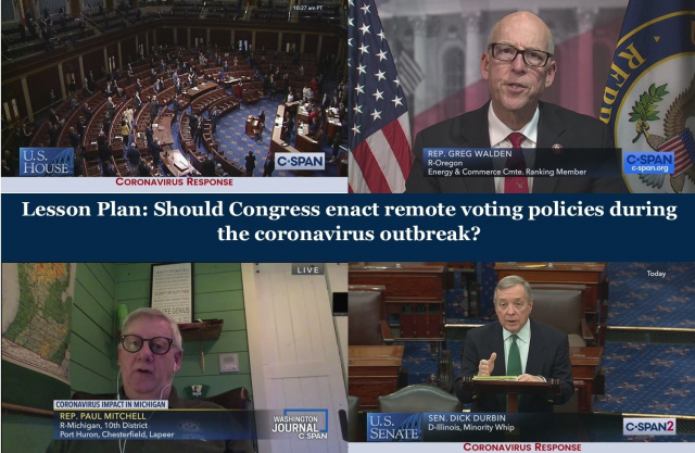 Should Congress enact remote voting policies during the coronavirus outbreak?