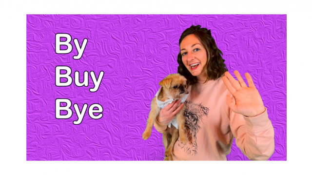 By, Buy, and Bye Lesson on Homophones for Kids