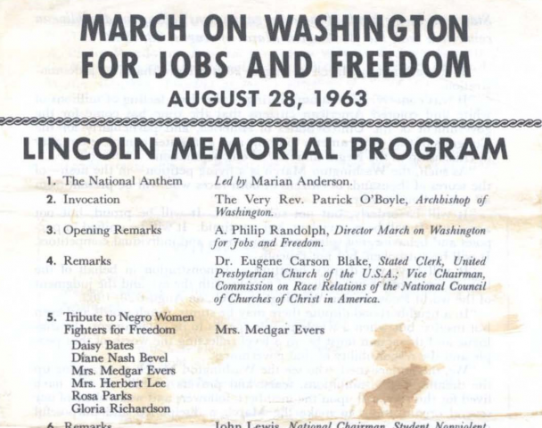 Leadership at the March through Music and Speeches