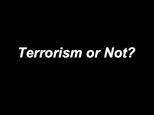 Terrorism or Not?