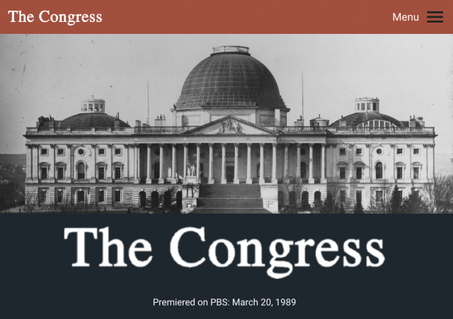 The Congress: The Evolution of Congress