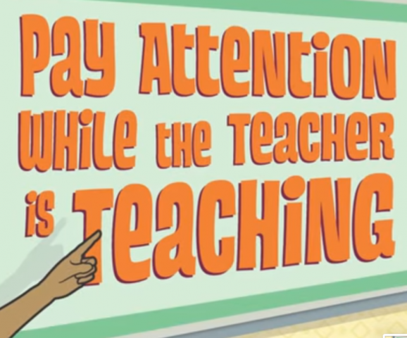 Pay Attention When the Teacher is Teaching Grade 1