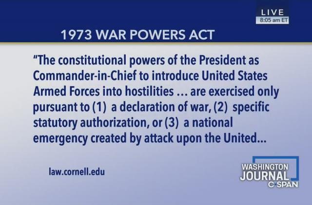 Has Congress given too much of its war-making authority to the president?