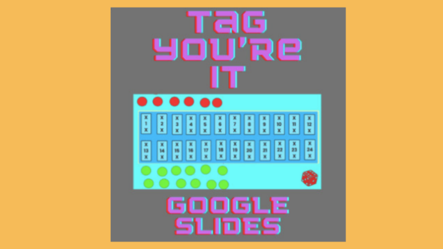 GOOGLE SLIDES MATH GAMES || TAG YOU'RE IT || ADDITION