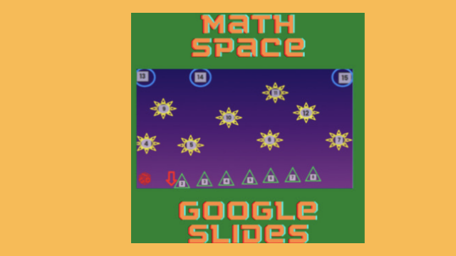 GOOGLE SLIDES MATH GAMES || MATH SPACE || ADDITION