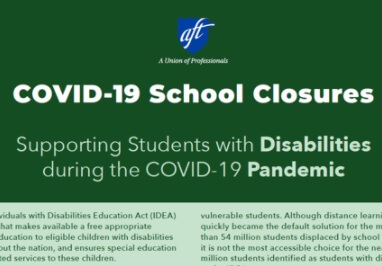 Supporting Students with Disabilities Tip Sheet During COVID-19 School Closures