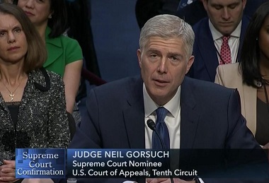 You be the Judge! Supreme Court Nominee Neil Gorsuch Activity