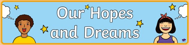Hopes and Dreams HyperDoc template for positive emotional wellness and dreams for the future for Teachers, Parents and Studnets During