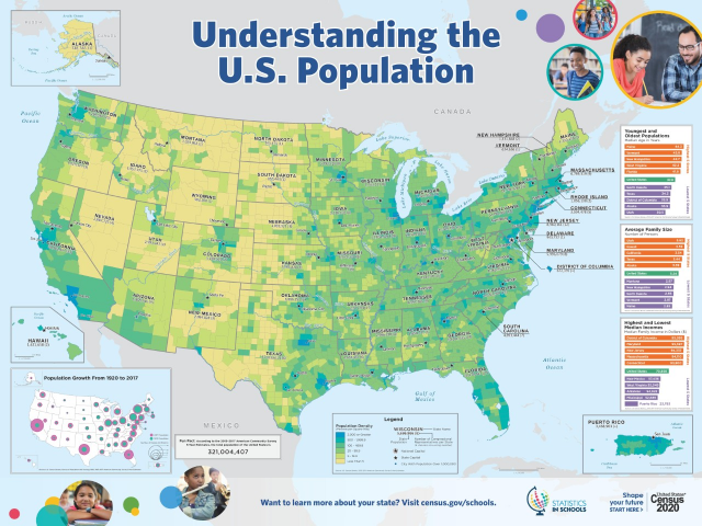 SIS Middle School Map: Understanding the U.S. Population