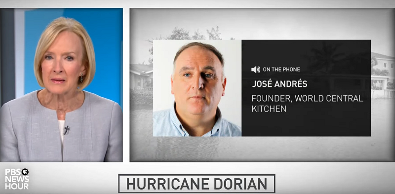 Jose Andres Feeding the Bahamas after Hurricane Dorian